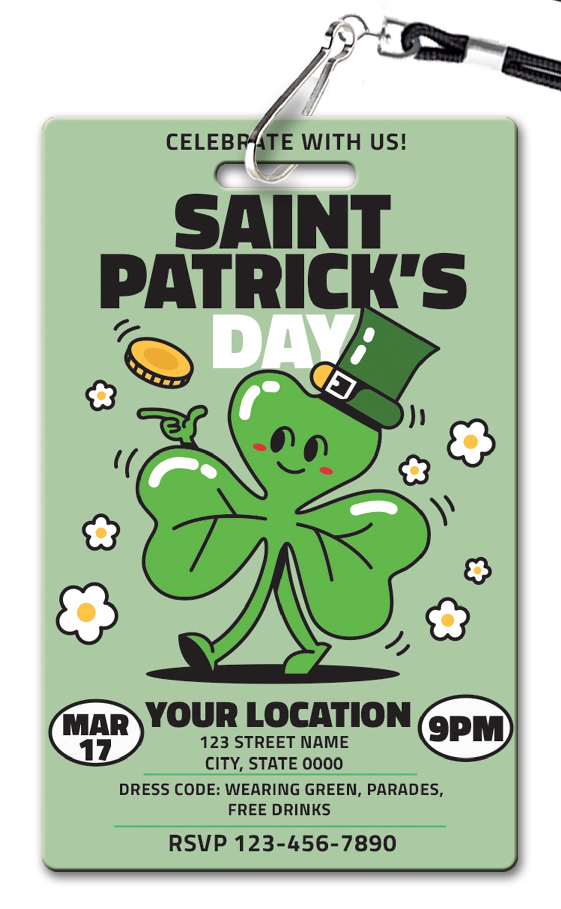 St Patrick's Day Invitation