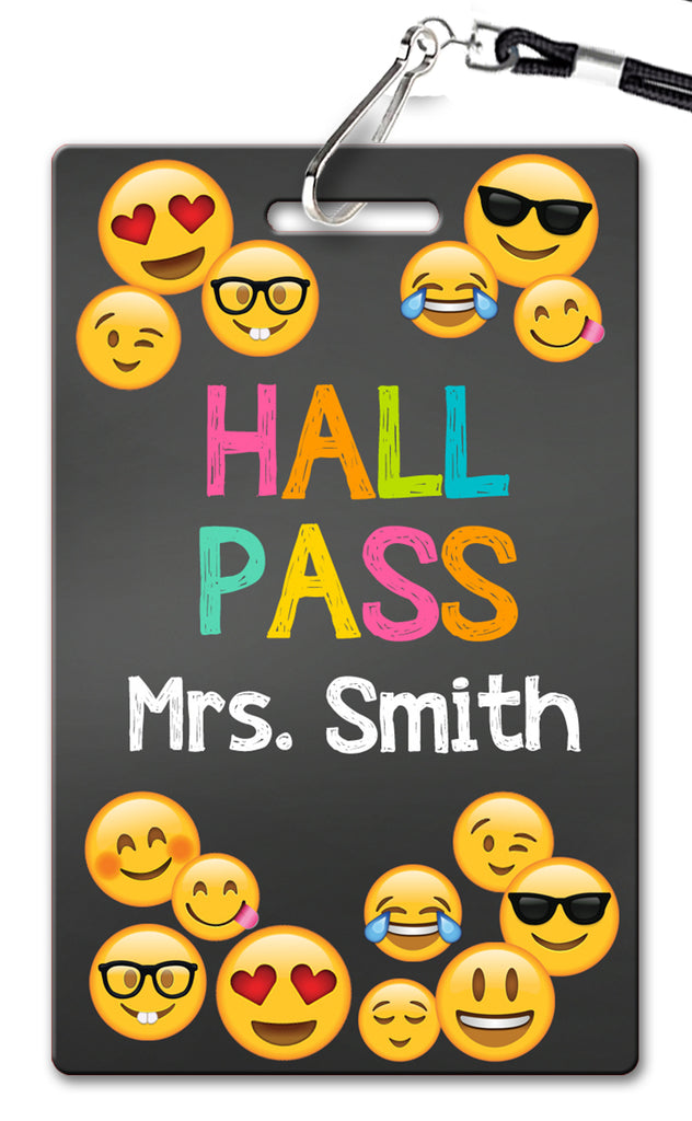 Emoji Hall Passes (Set of 10)
