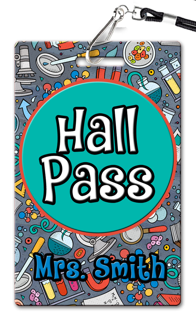 Science Hall Passes (Set of 10)
