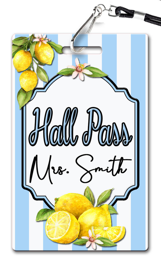 Lemons Hall Passes (Set of 10)