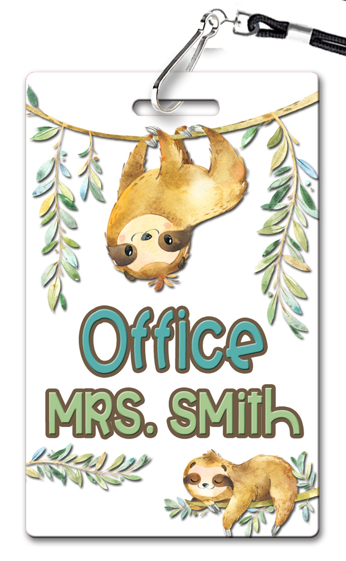 Sloth Hall Passes (Set of 10)