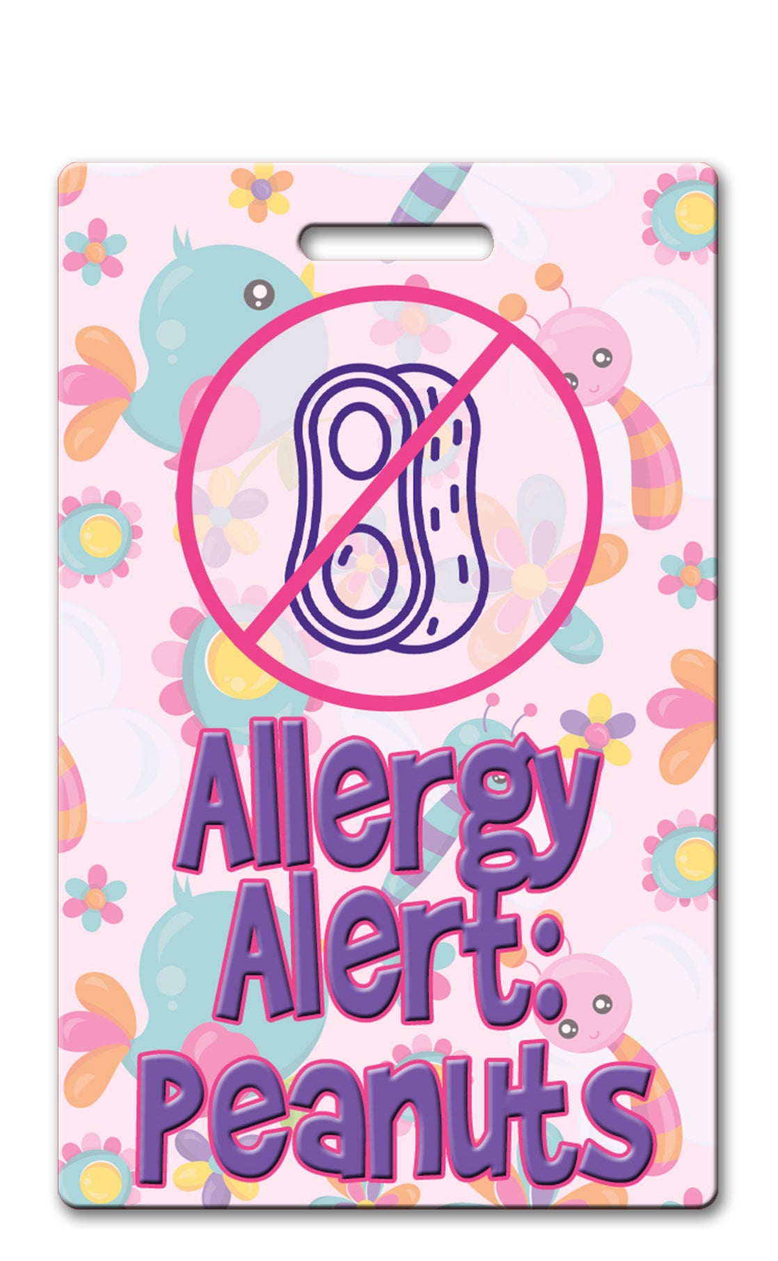 Bugs Backpack Allergy Name Tag