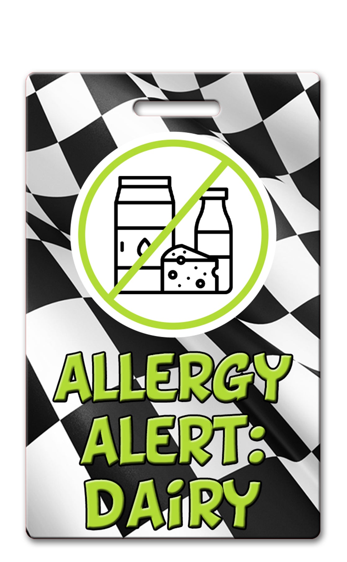 Monster Truck Backpack Allergy Name Tag