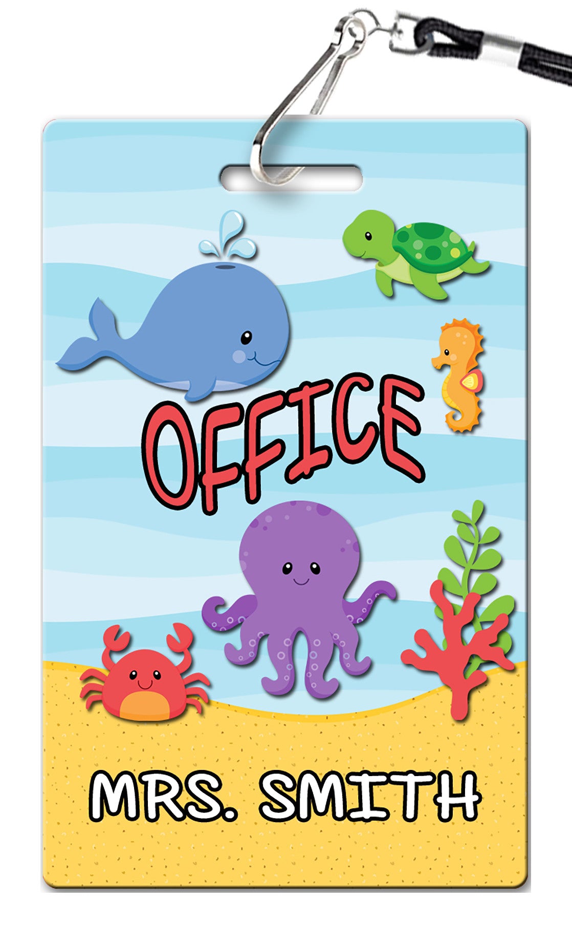 Under the Sea Hall Passes (Set of 10)
