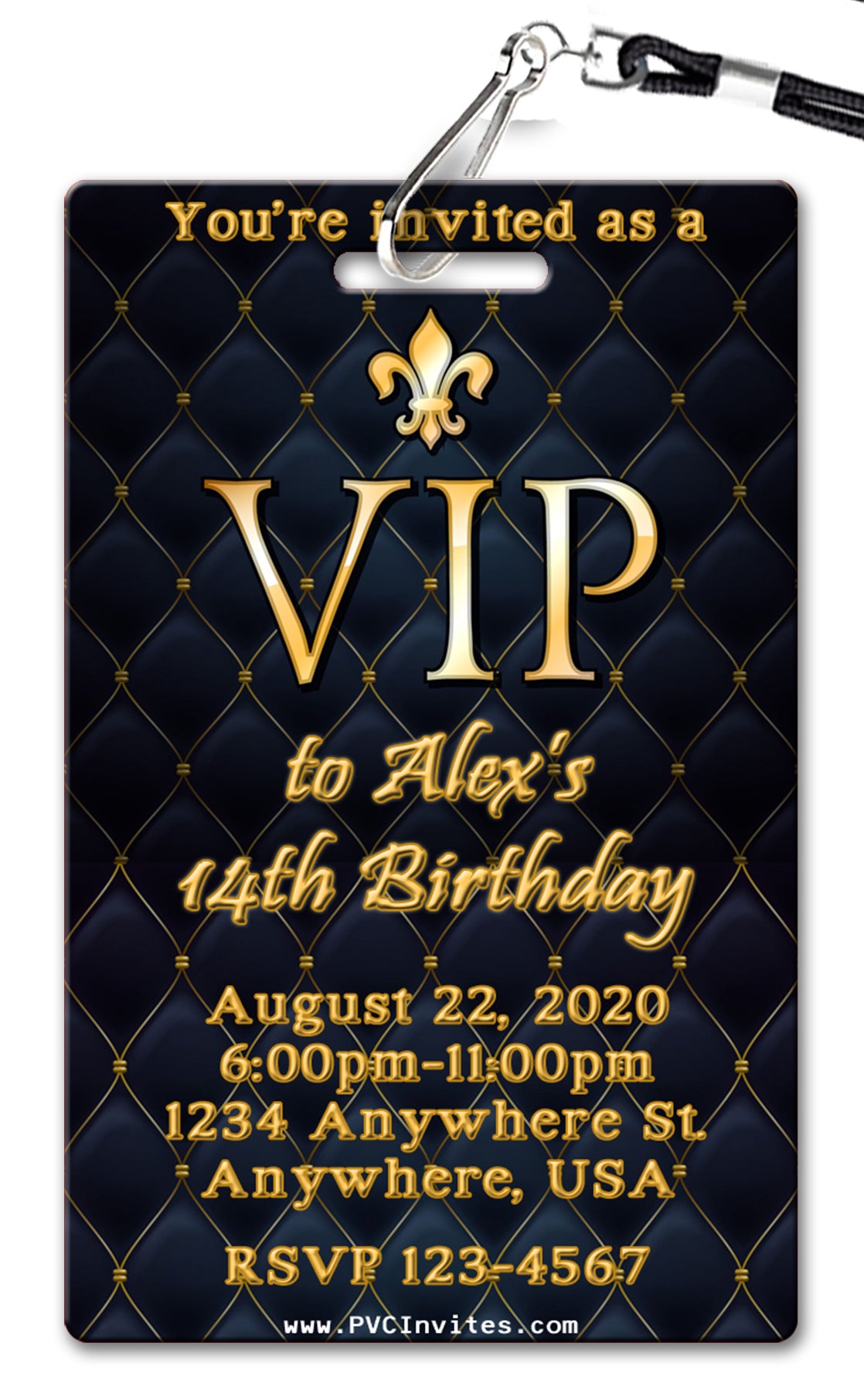 VIP Birthday Invitation