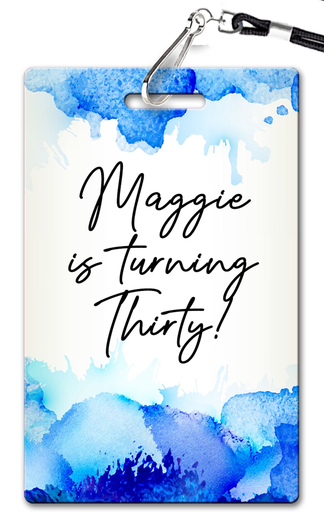 Watercolor Birthday Invitation