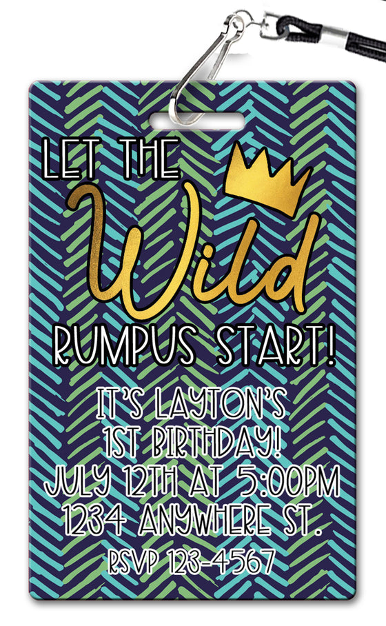 Wild Rumpus Birthday Invitation