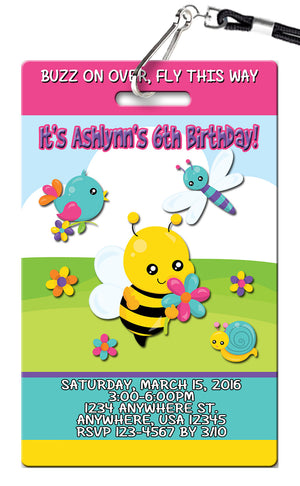Bugs Birthday Invitation