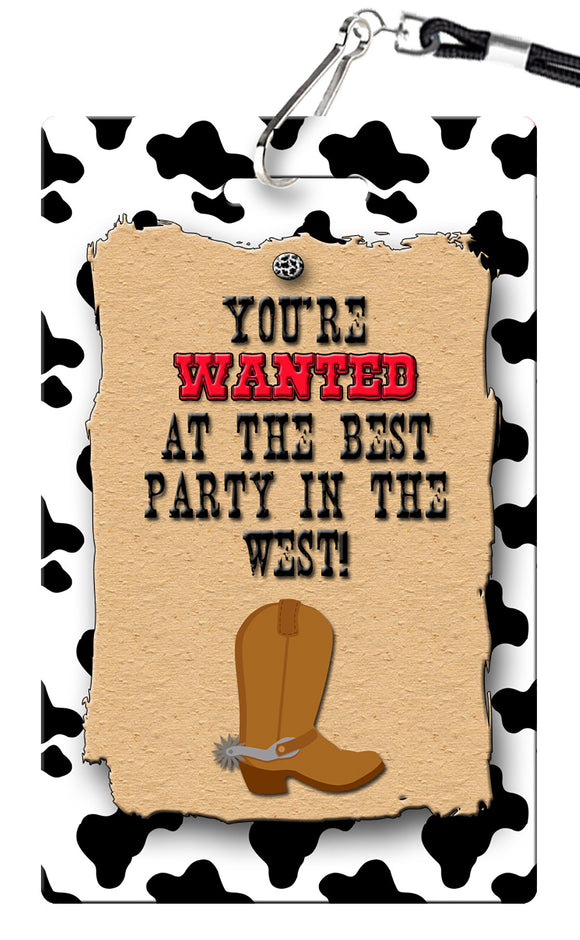 Cowboy Birthday Invitation