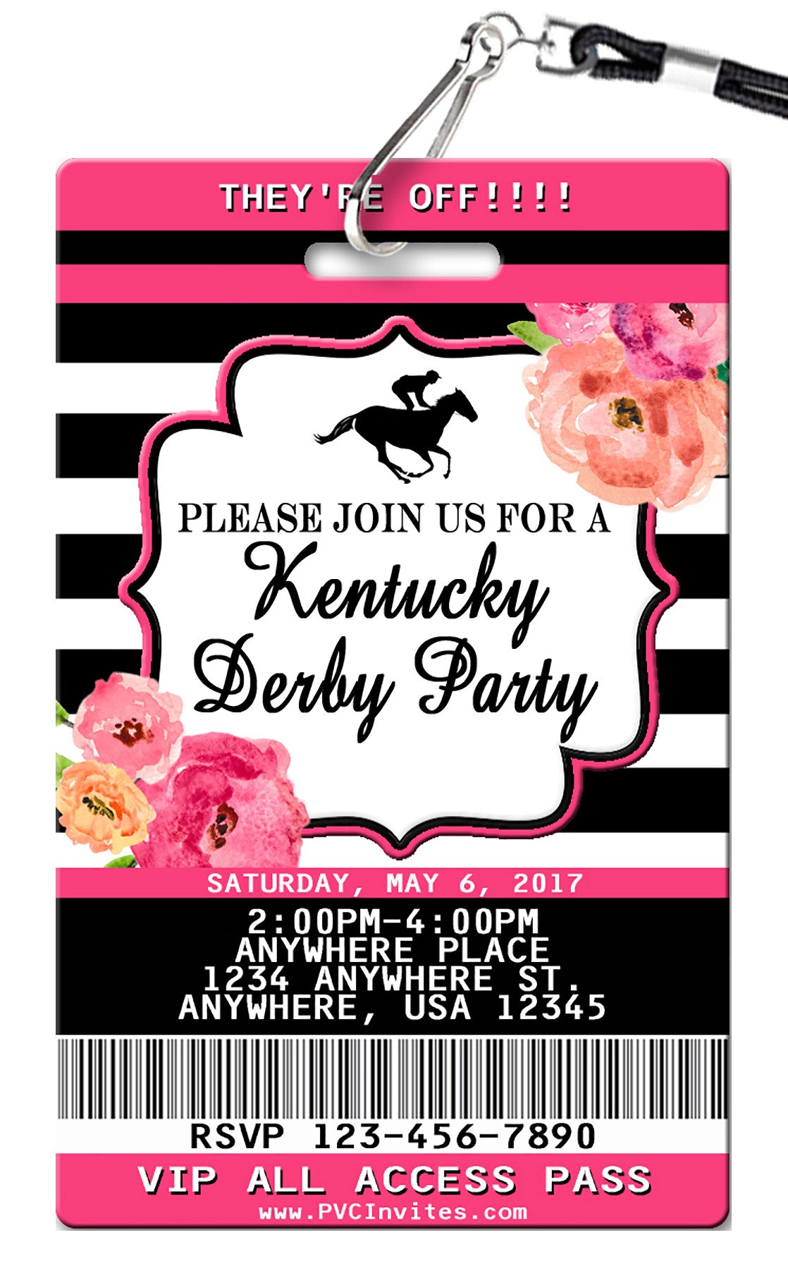 kentucky-derby-invitations-pvc-invites-vip-birthday-invitations for Free Printable Kentucky Derby Party Invitations Kentucky Derby Invitations - PVC Invites - VIP Birthday Invitations for Free Printable Kentucky Derby Party Invitations