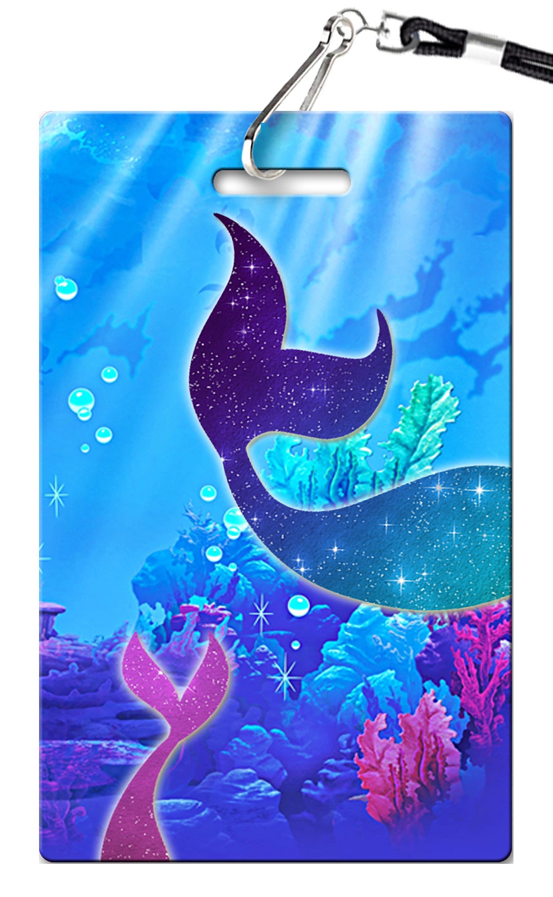 Mermaid Glitter Birthday Invitation