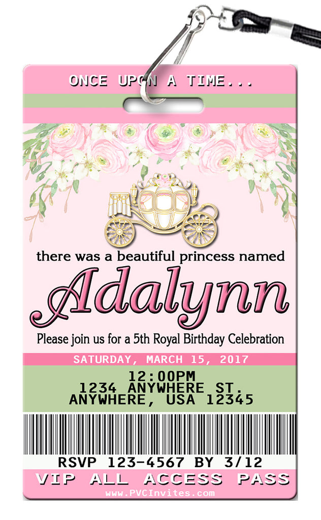 Once Upon a Time Birthday Invitation