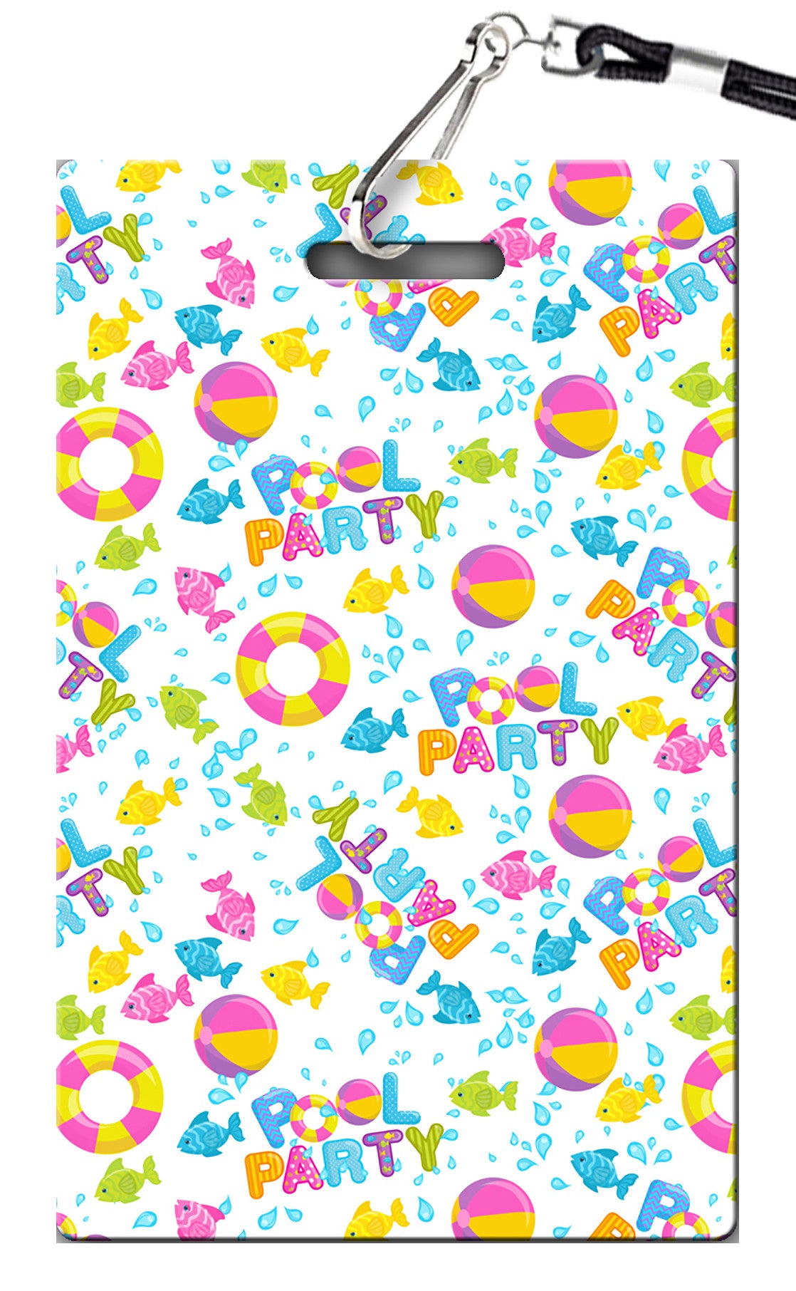 Pool Party Birthday Invitation