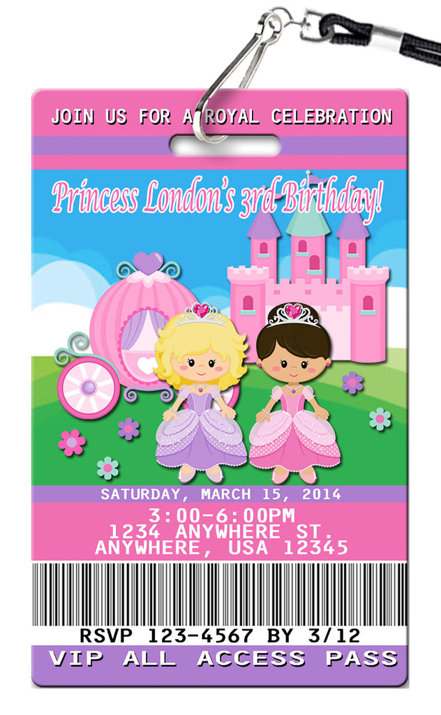 Princess Birthday Invitation