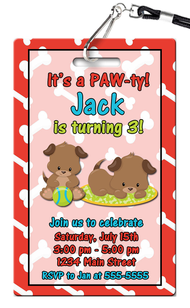 Puppy Birthday Invitation