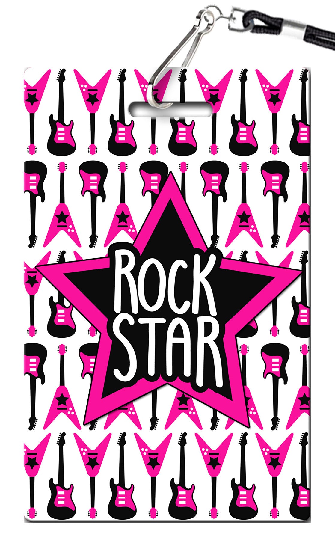 Rock Star Girl Birthday Invitation