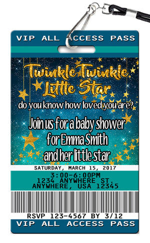 Stars Birthday Invitation