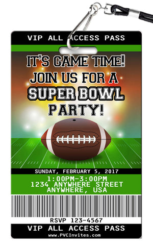 Super Bowl Invitation