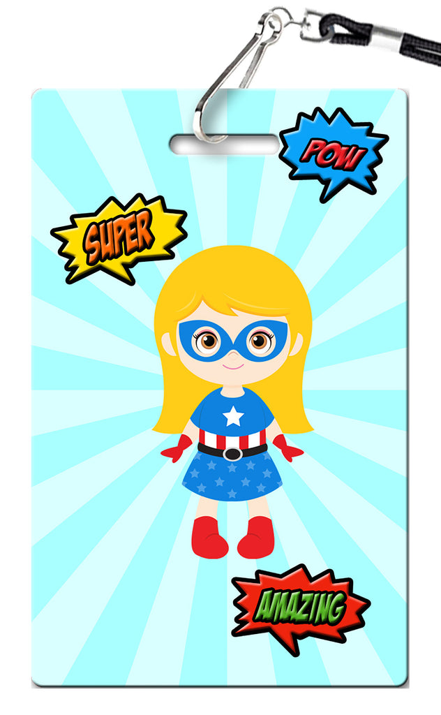 Superhero Girl Birthday Invitation